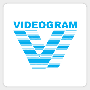 Vestron Video Xerox Logo (BLUE) Sticker